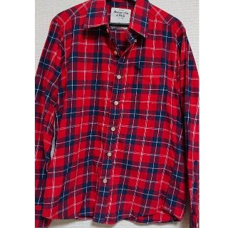 アバクロンビーアンドフィッチ(Abercrombie&Fitch)の赤チェックシャツ Abercrombie & Fitch(シャツ)