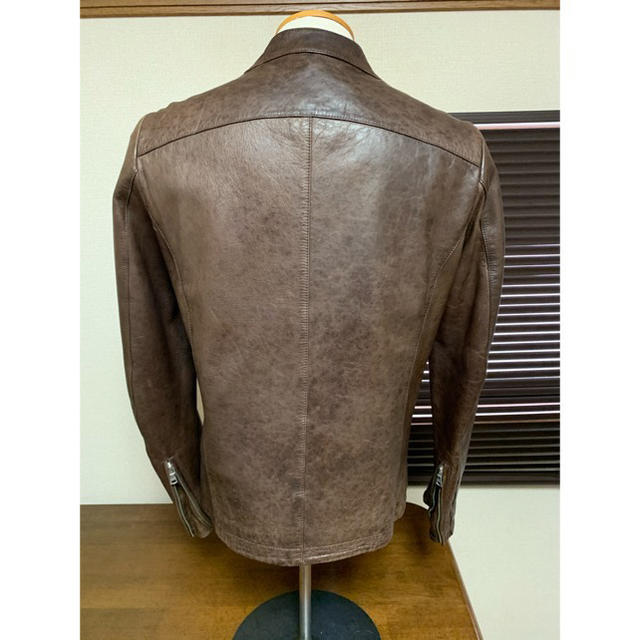 COMME CA MEN(コムサメン)のLui's シングルライダースレザージャケット メンズのジャケット/アウター(ライダースジャケット)の商品写真