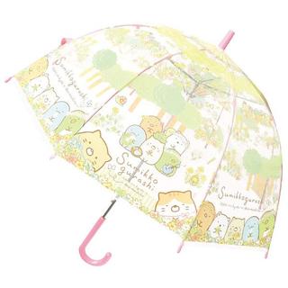 すみっコぐらし　子供ビニール傘 (フラワー)(32426)55cmすみっコ傘(傘)
