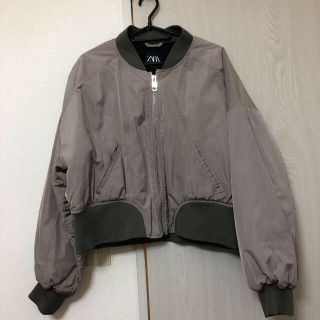 ザラ(ZARA)のZARA MA-1 ブルゾン カーキ(ブルゾン)