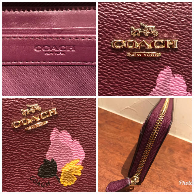 COACH(コーチ)のねこさん様専用　コーチ  レディース フローラルプリント 花柄 アコーディオン　 レディースのファッション小物(財布)の商品写真