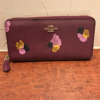 コーチ(COACH)のねこさん様専用　コーチ  レディース フローラルプリント 花柄 アコーディオン　(財布)