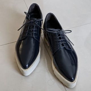 ユナイテッドアローズ(UNITED ARROWS)のPIPPICHICシャークソール レースアップシューズ35 1/2(スリッポン/モカシン)