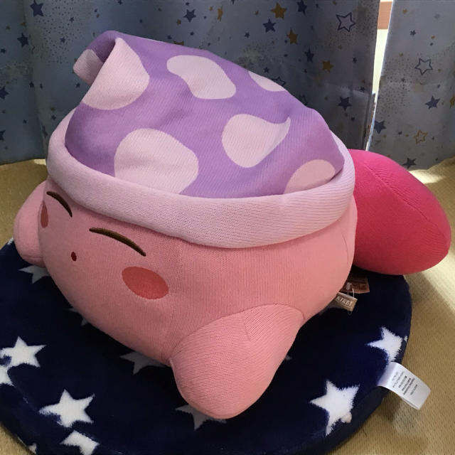 星のカービィ　あみあみBIGぬいぐるみ　30cm　スリープカービィクッション