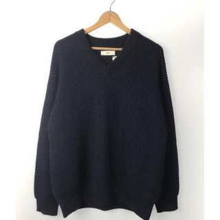 コモリ(COMOLI)のunfil　british wool & silk blend sweater(ニット/セーター)