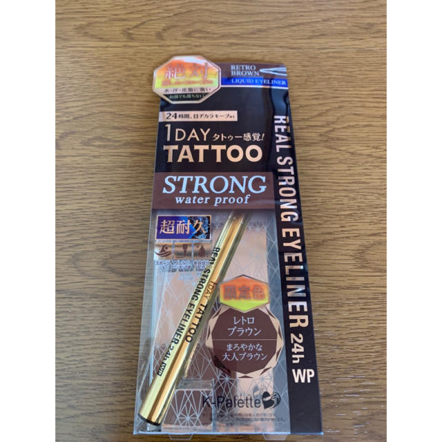 K-Palette(ケーパレット)の☆カラー様専用☆1 DAY TATTOO アイライナー　レトロブラウン コスメ/美容のベースメイク/化粧品(アイライナー)の商品写真