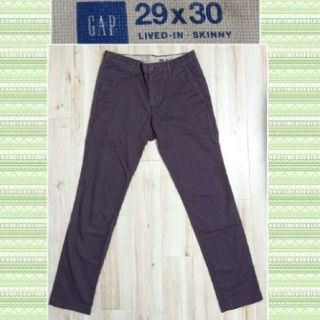 ギャップ(GAP)の【GAP】(29×30)スキニーパンツ　赤紫系★美品★(チノパン)