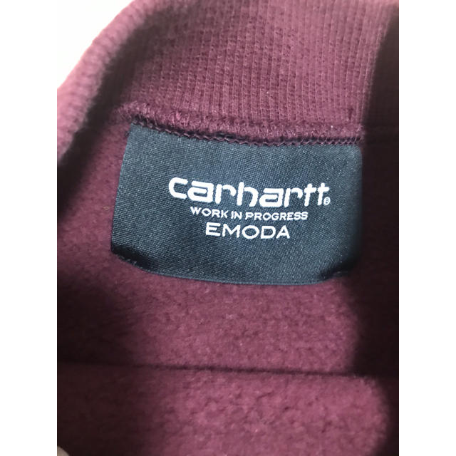 EMODA(エモダ)のEMODA×CARHARTT WIP アンダーロゴルーズトレーナー レディースのトップス(トレーナー/スウェット)の商品写真