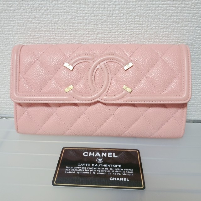 CHANEL(シャネル)のシャネル 長財　(ピンク) レディースのファッション小物(財布)の商品写真