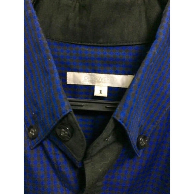 DISCOVERED チェック長袖シャツ ブルー | settannimacchineagricole.it