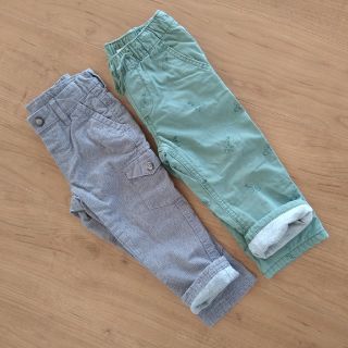 ベビーギャップ(babyGAP)のパンツ　2本セット　babyGAP　h&m(パンツ/スパッツ)