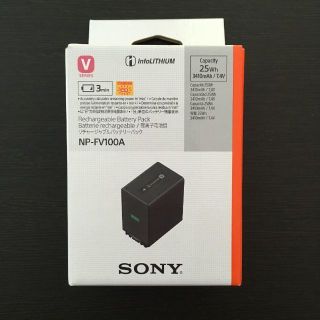 【送料無料】新品☆SONYバッテリー☆NP-FV100A