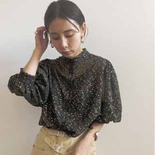 アメリヴィンテージ(Ameri VINTAGE)の最終値下Ameri♪TWINKLE PUFF SLEEVE SHIRTSブラウス(シャツ/ブラウス(長袖/七分))