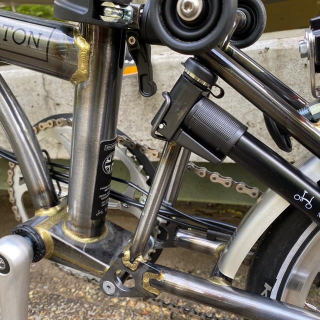 BROMPTON(ブロンプトン)の2018年製ブロンプトン S6L最上位モデル 展示品RawロウBrompton  スポーツ/アウトドアの自転車(自転車本体)の商品写真