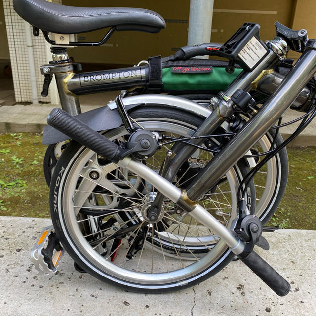 BROMPTON(ブロンプトン)の2018年製ブロンプトン S6L最上位モデル 展示品RawロウBrompton  スポーツ/アウトドアの自転車(自転車本体)の商品写真