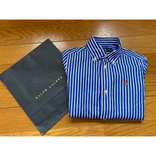 ラルフローレン(Ralph Lauren)のラルフローレン  キッズ長袖ストライプシャツ　フォーマルシャツ　(ブラウス)