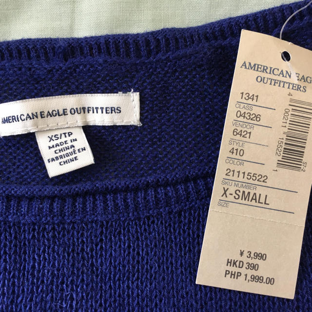 American Eagle(アメリカンイーグル)のアメリカンイーグル  春夏ニット レディースのトップス(カットソー(長袖/七分))の商品写真