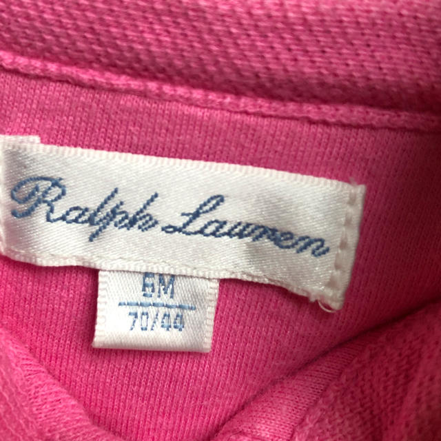 POLO RALPH LAUREN(ポロラルフローレン)の【値下げ】ラルフローレン　ロンパース　70cm 6M キッズ/ベビー/マタニティのベビー服(~85cm)(カバーオール)の商品写真