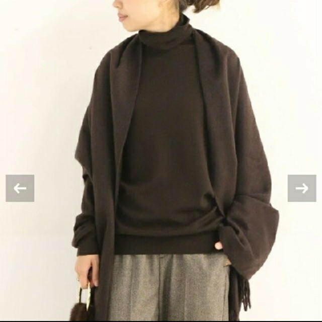 ドゥーズィエムクラス EVERYDAY タートルニット ブラウン ドゥーズィエムクラス EVERYDAY タートルニット ブラウン