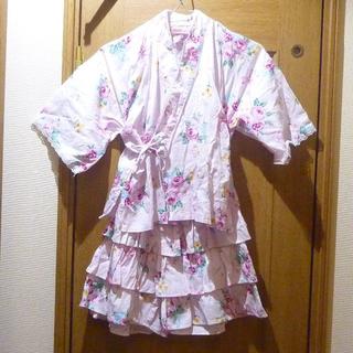 セパレートタイプ　浴衣ドレス（ピンク）　サイズ140　[547](甚平/浴衣)