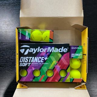 テーラーメイド(TaylorMade)のソフト ゴルフボール マッドイエロー テーラーメイド ディスタンス+【お得】(その他)