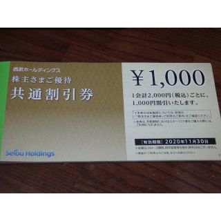 サイタマセイブライオンズ(埼玉西武ライオンズ)の西武ホールディングス株主優待券（冊子）(ショッピング)