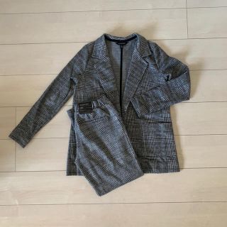 バナナリパブリック(Banana Republic)の新品未使用 秋冬 セットアップ ジャケット チェック ZARA ザラ バナリパ(テーラードジャケット)