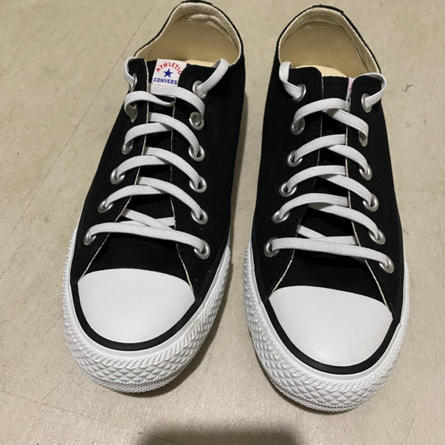 CONVERSE(コンバース)のコンバーススニーカー❤️黒24cm、ゴム紐 レディースの靴/シューズ(スニーカー)の商品写真