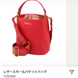 キャスキッドソン(Cath Kidston)のキャスキッドソン　レザー　スモール　バケットバッグ　(ハンドバッグ)