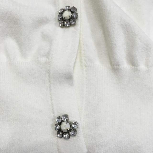 PROPORTION BODY DRESSING(プロポーションボディドレッシング)の白ビジューセーター♡ レディースのトップス(ニット/セーター)の商品写真