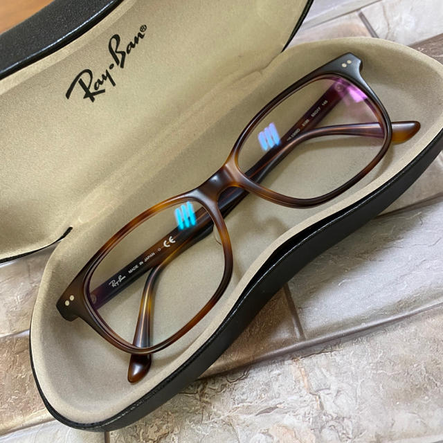 期間限定！値下げ！美品！raybanレイバン 伊達眼鏡 RB5306D べっ甲柄