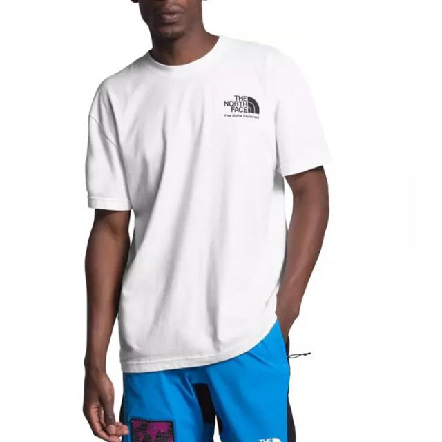 THE NORTH FACE(ザノースフェイス)の海外限定 ノースフェイス L モダンレッジ Tシャツ ホワイト メンズのトップス(Tシャツ/カットソー(半袖/袖なし))の商品写真