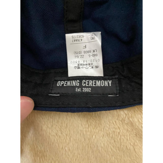 OPENING CEREMONY(オープニングセレモニー)のOPENING CEREMONY キャップ メンズの帽子(キャップ)の商品写真