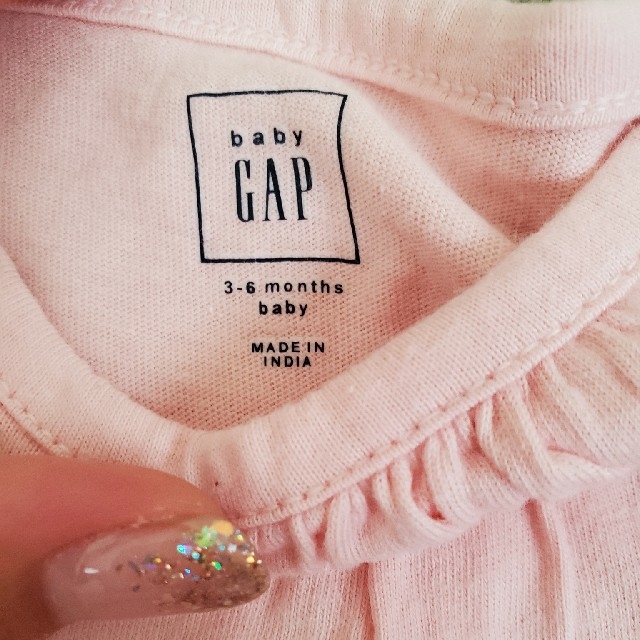 babyGAP(ベビーギャップ)のギャップベビー♡チュール付きロンパース キッズ/ベビー/マタニティのベビー服(~85cm)(ロンパース)の商品写真