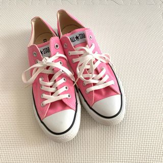 コンバース(CONVERSE)のconverse ピンク　スニーカー(スニーカー)