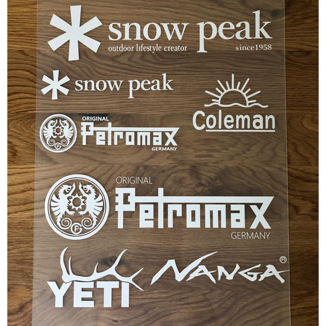 Snow Peak(スノーピーク)のスノーピーク　Ｌサイズステッカー スポーツ/アウトドアのアウトドア(その他)の商品写真