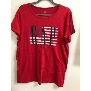 ギャップ(GAP)のGAP プリントTシャツ　赤(Tシャツ/カットソー(半袖/袖なし))