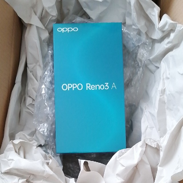 OPPO Reno3 A ホワイト(UQモバイル版、新品未開封)スマートフォン/携帯電話