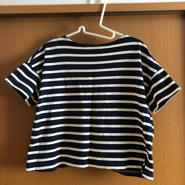 MUJI (無印良品)(ムジルシリョウヒン)の無印良品　ボートネックワイドＴシャツ レディースのトップス(Tシャツ(半袖/袖なし))の商品写真