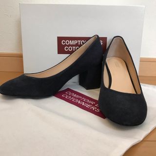 コントワーデコトニエ(Comptoir des cotonniers)のコントワー・デ・コトニエ　スエードパンプス(ハイヒール/パンプス)