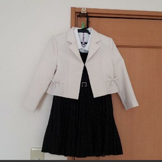 入学式　フォーマル スーツ ワンピース 女の子　120(ドレス/フォーマル)