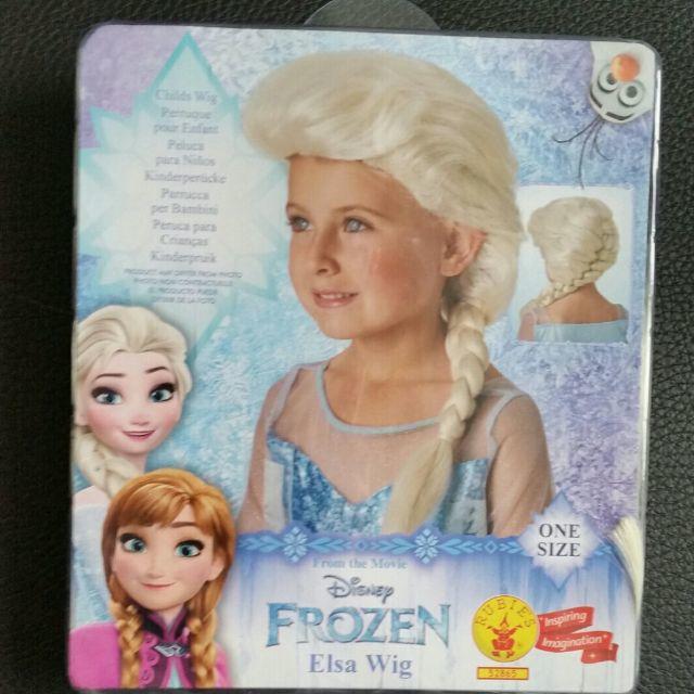 【FROZEN】エルサウィッグ（かつら）お子さま用(試着のみ） エンタメ/ホビーのコスプレ(小道具)の商品写真