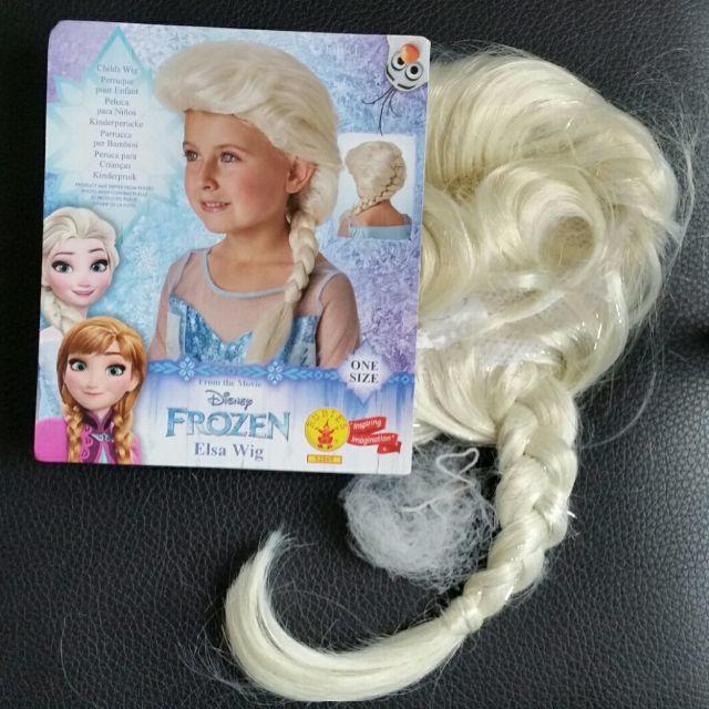 【FROZEN】エルサウィッグ（かつら）お子さま用(試着のみ） エンタメ/ホビーのコスプレ(小道具)の商品写真