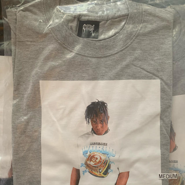 Juice WRLD x REVENGE Photo tee grey