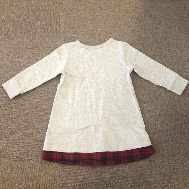 ベルメゾン(ベルメゾン)の【うず様専用】ワンピース　長袖　100 キッズ/ベビー/マタニティのキッズ服女の子用(90cm~)(ワンピース)の商品写真