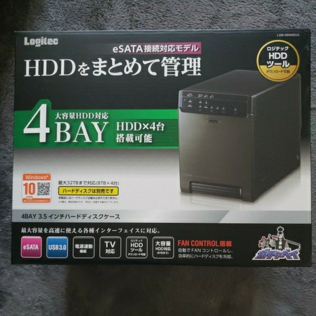 LGBー4BNHEU3 ハードディスクケース　ロジテックLogitec HDD