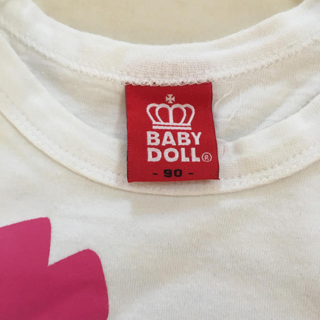 BABYDOLL(ベビードール)の値下げしました‼️BABYDOLLのTシャツ＊90＊女の子 キッズ/ベビー/マタニティのキッズ服女の子用(90cm~)(Tシャツ/カットソー)の商品写真