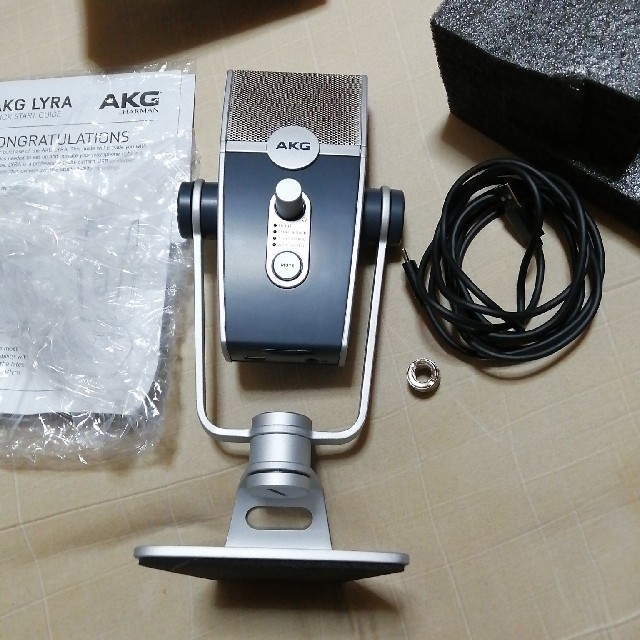 AKG Lyra アーカーゲー USB コンデンサーマイク 新品同様