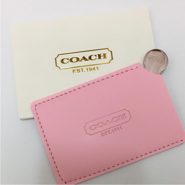 COACH(コーチ)のcoach 手鏡　ミラー レディースのファッション小物(ミラー)の商品写真