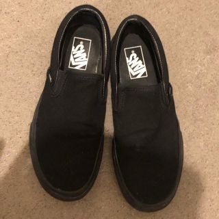 ヴァンズ(VANS)のVANS スリッポン　ブラック(スニーカー)